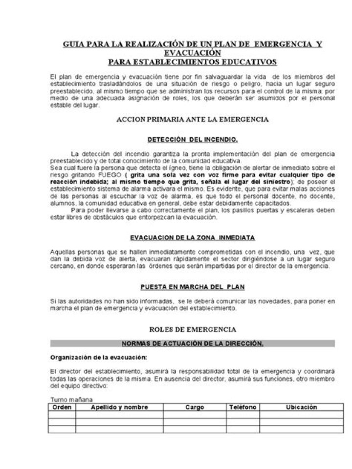 Plan de Emergencia y Evacuación PDF: Guía Completa para Actuar ante Crisis