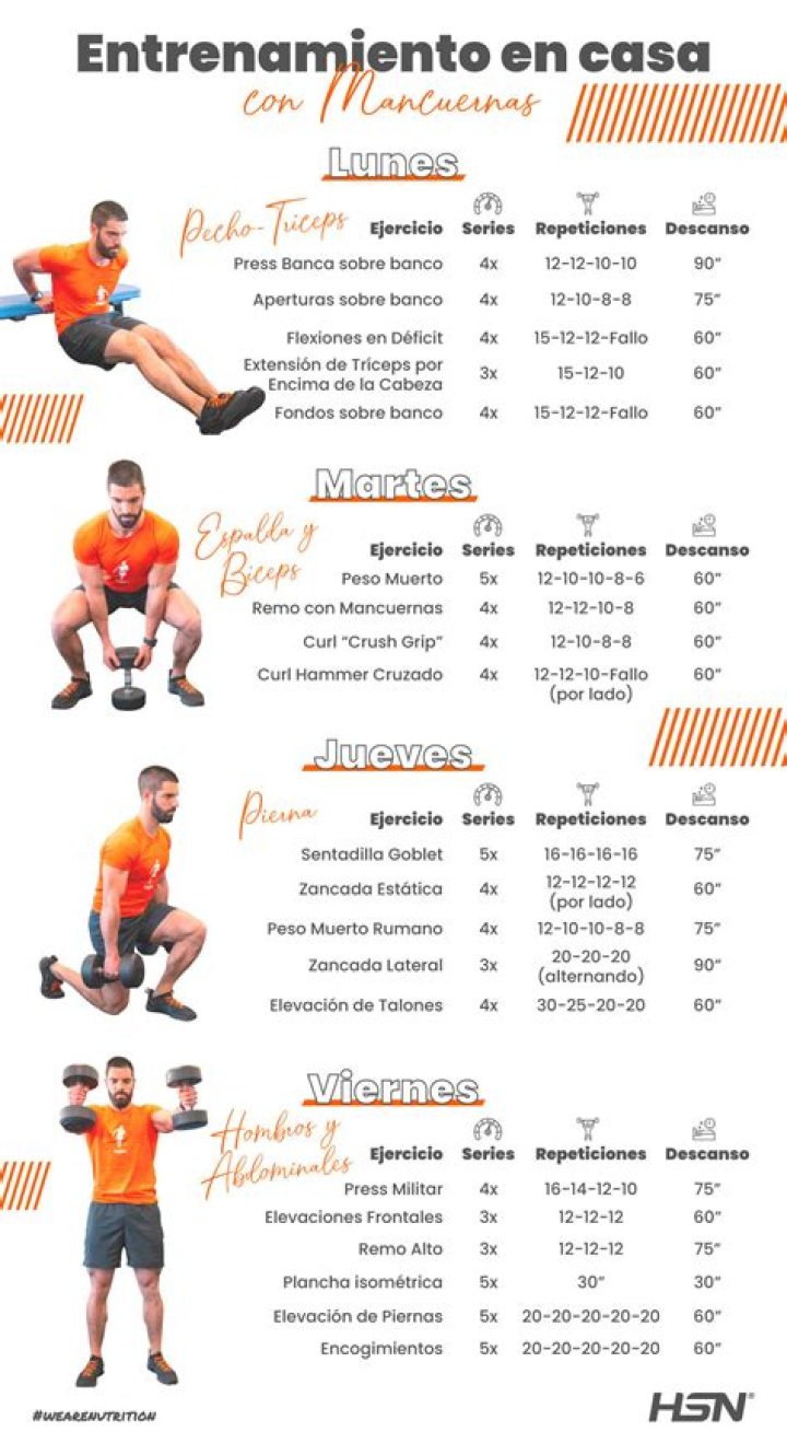 Plan de Entrenamiento en Casa con Mancuernas PDF – Guía Completa y Efectiva