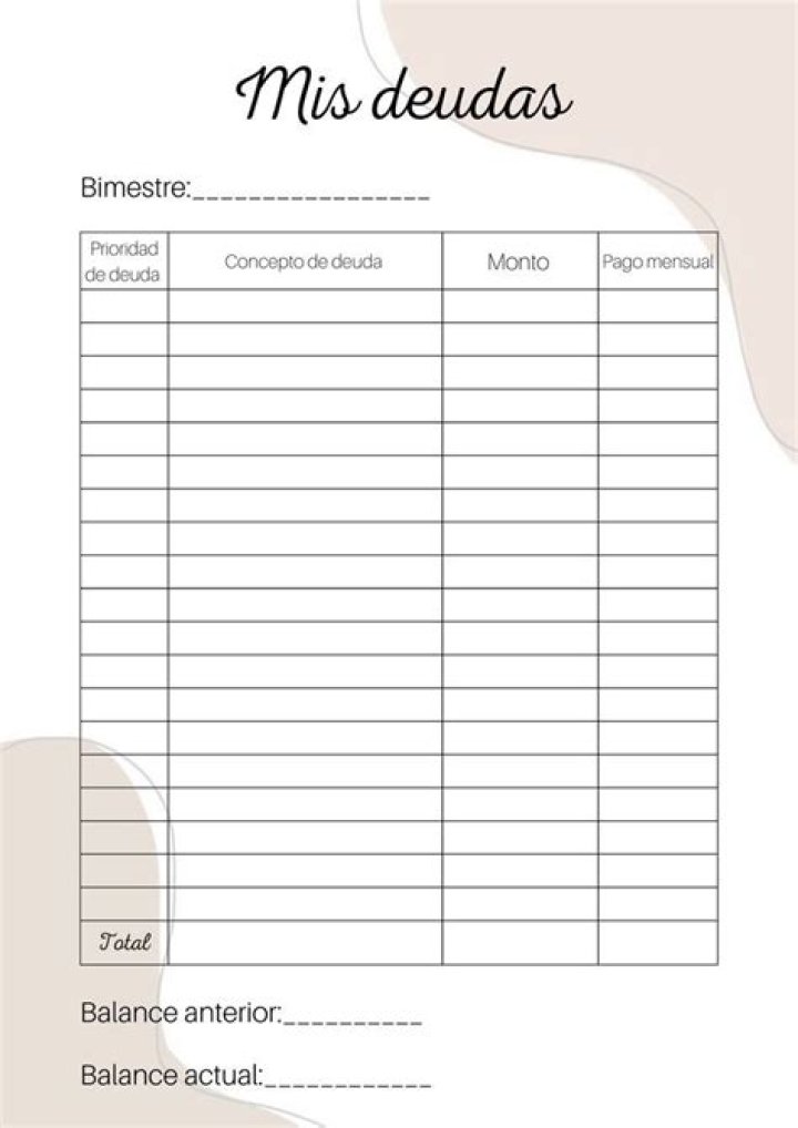 Plan de Gastos Mensuales PDF para Control Total de tus Gastos