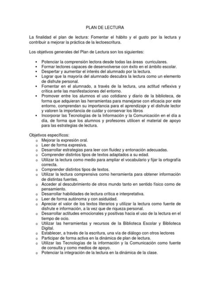 Plan de Lectura PDF: Guía Completa para Estudio Efectivo