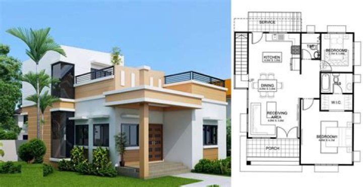 Plan de Maison Moderne PDF – Design Élégant & Fonctionnel