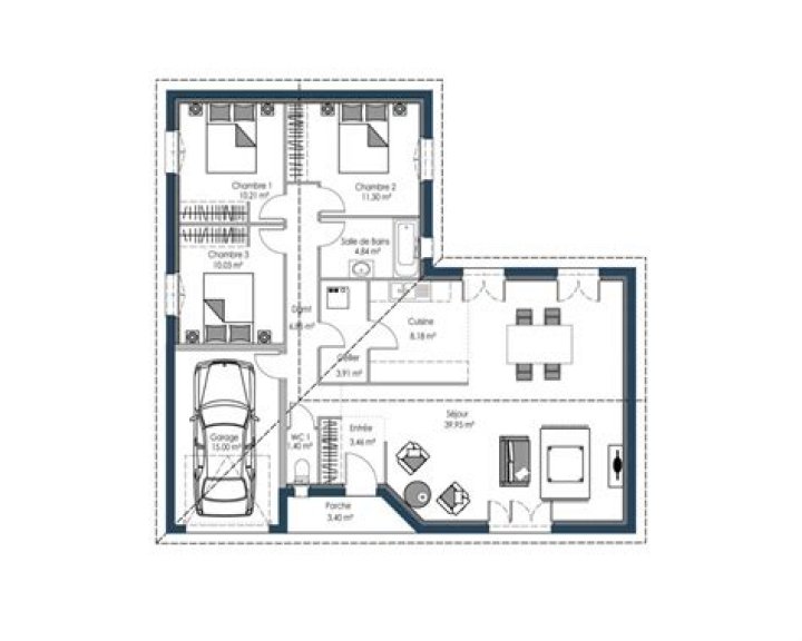 Plan de maison simple PDF : Modèle gratuit à télécharger