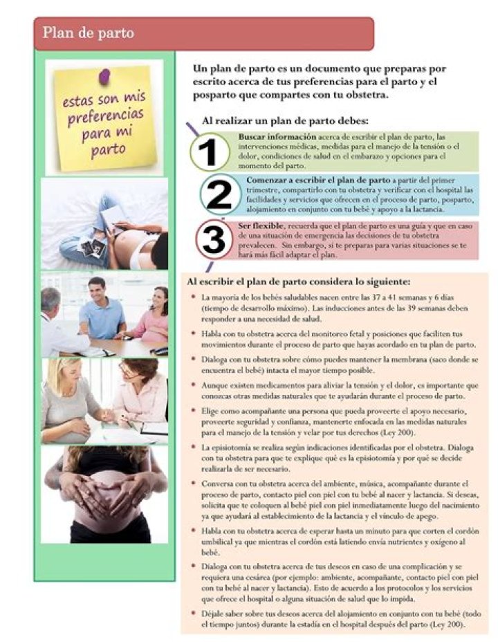 Plan de Parto Ejemplo PDF: Guía Completa para un Parto Seguro