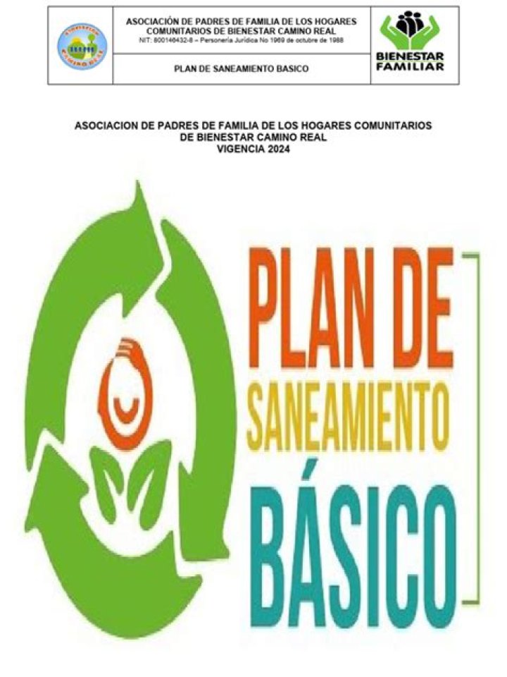 Plan de Saneamiento BÁSICO PDF: Guía Esencial para un Ambiente Limpio