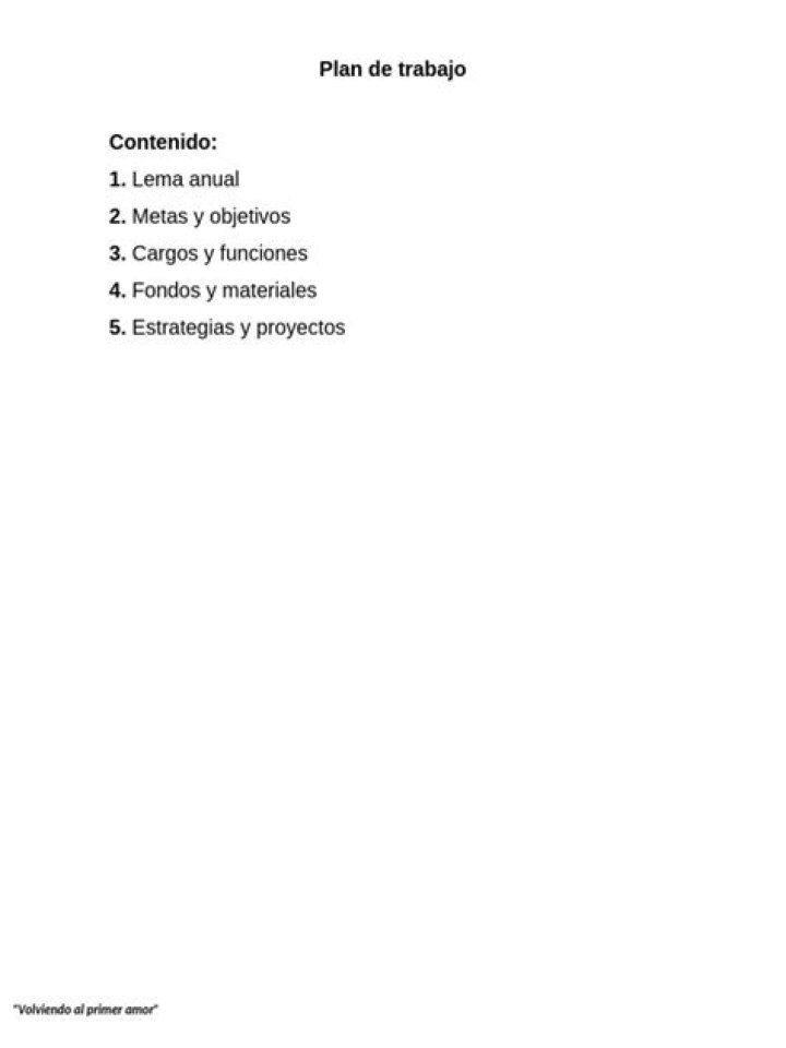 Plan de Trabajo para Ministerio de Alabanza PDF: Guía Completa