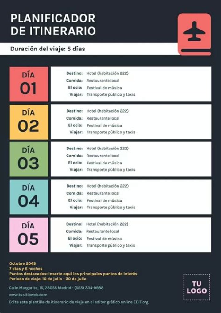 Plan de Viaje PDF: Descárguelo y Planifica Todo con Facilidad