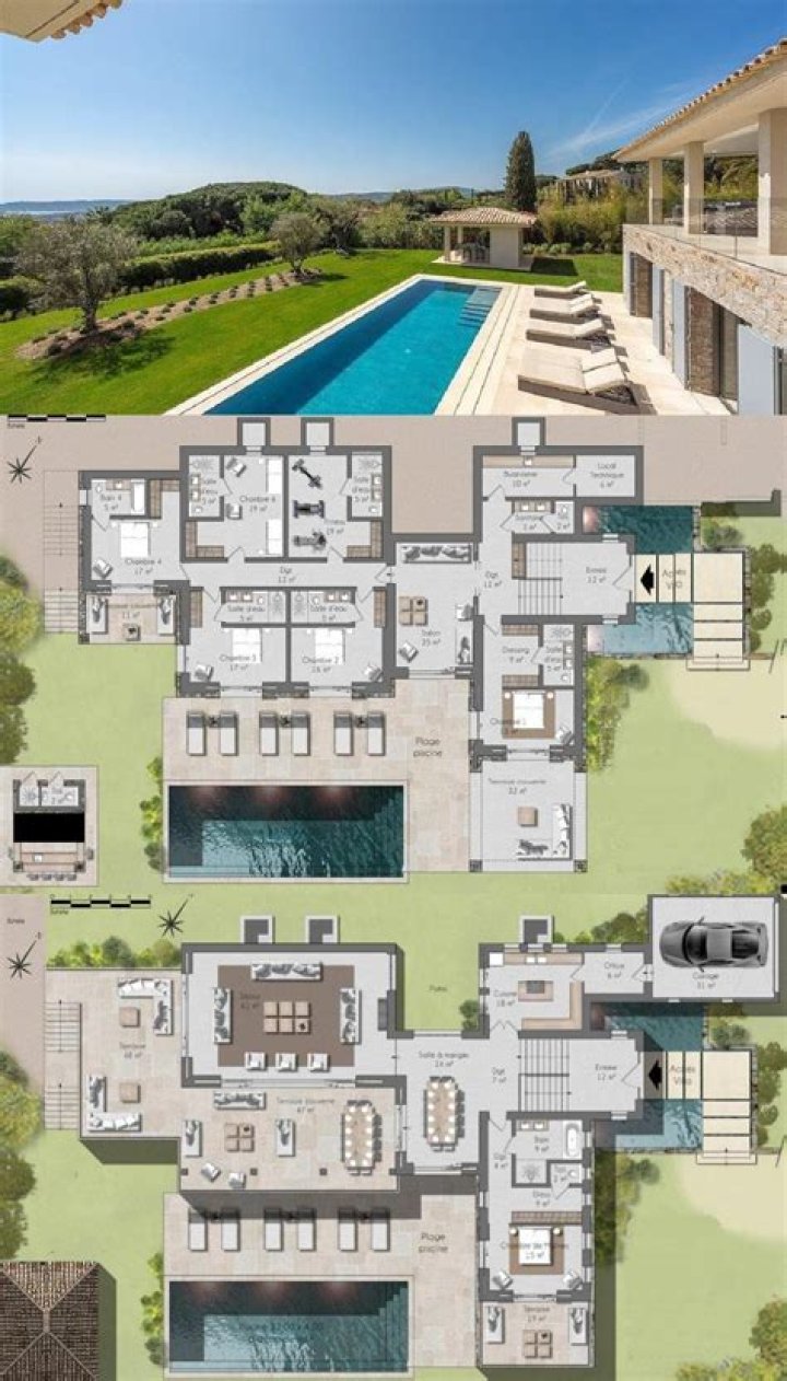 Plan de Villa de Luxe PDF – Luxury Villa Design Blueprint Download
