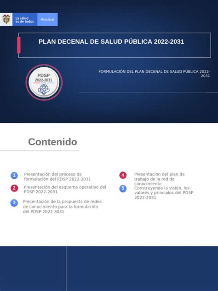Plan Decenal de Salud Pública PDF: Guía Completa para la Estrategia Sanitaria Nacional