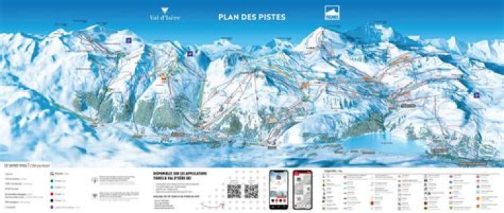 Plan des pistes Tignes Val d’Isère PDF - Skier’s Guide & Navigation