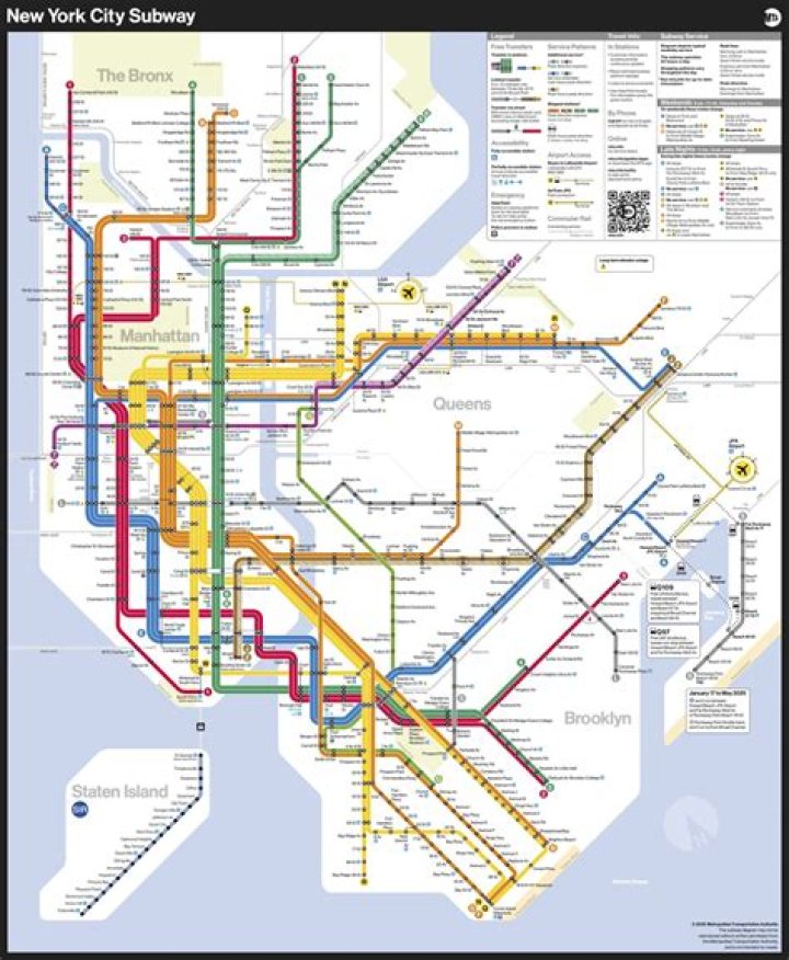 Plan du Metro New York PDF Gratuit – Download Official Subway Map