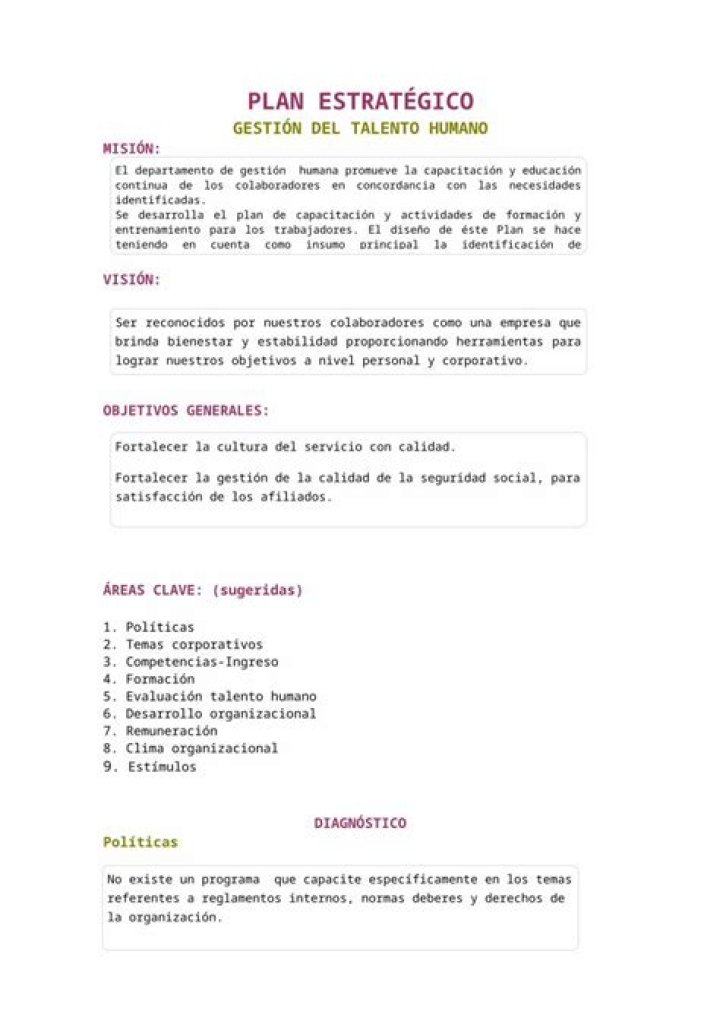 Plan Estratégico Personal Ejemplo PDF: Conquista Tus Metas con un Plan Efectivo