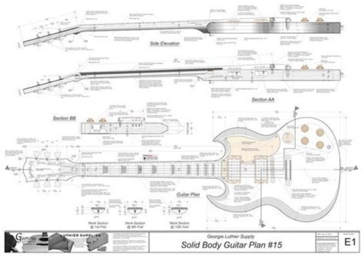 Plan Guitare Électrique PDF – Téléchargez le Guide Complet