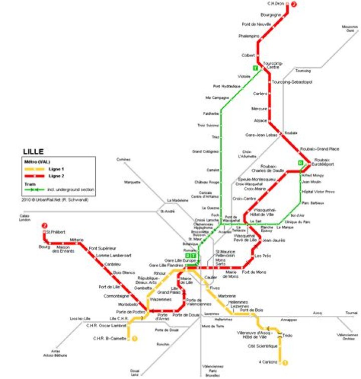 Download Free Metro Lille PDF Plan for Smart Travel