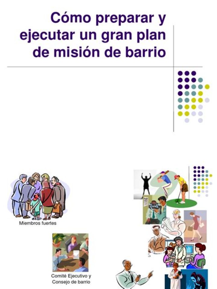 Plan Misionial de Barrio PDF: Transformar tu Comunidad