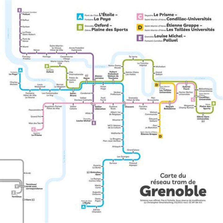 Grenoble Tram Plan PDF Guide – Download Official Route Maps