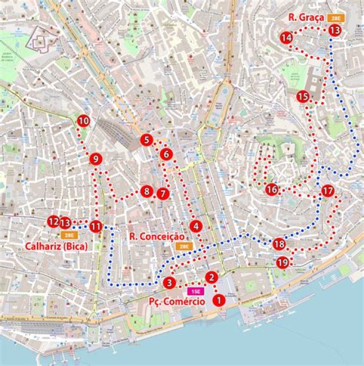 Download Lisbon Tramway Map PDF Plan & Guide