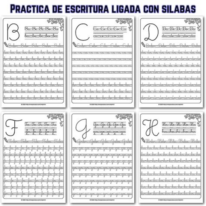 Planillas Letra Cursiva en PDF: Diseño Elegante para Documentos Profesionales