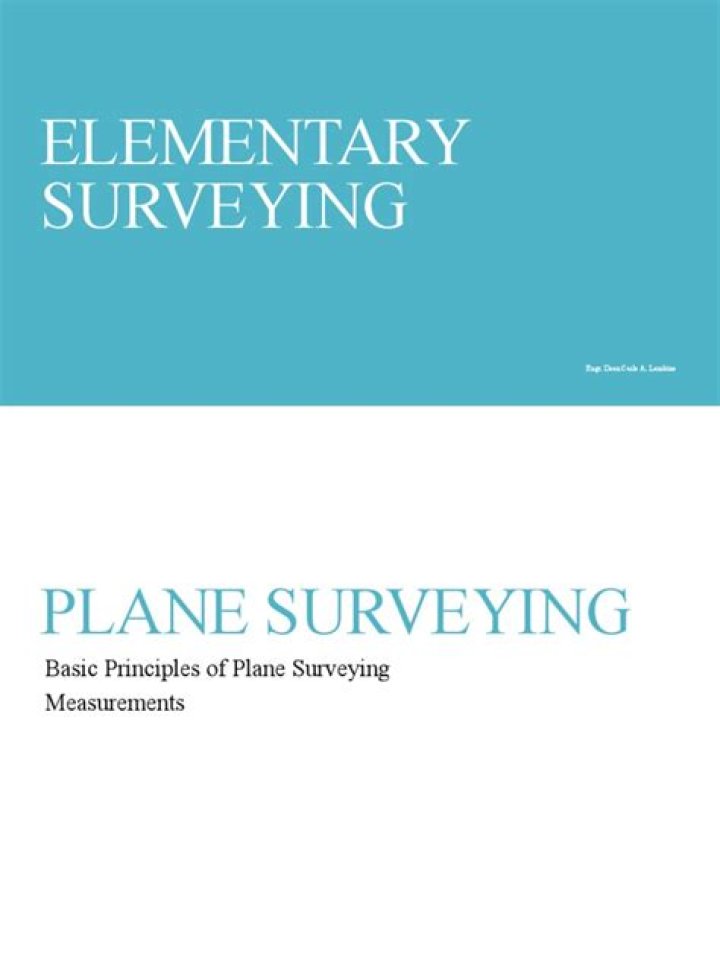 Plane Surveying PDF: Expert Guide for Accurate Terrain Mapping