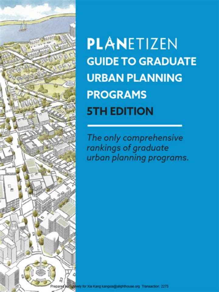Planetizen Guide to Graduate Urban Planning Programs: Your Essential PDF Resource