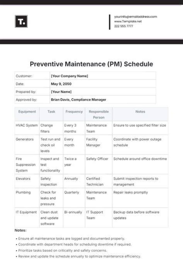 Planned Preventive Maintenance PDF: Save Costs & Extend Equipment Life