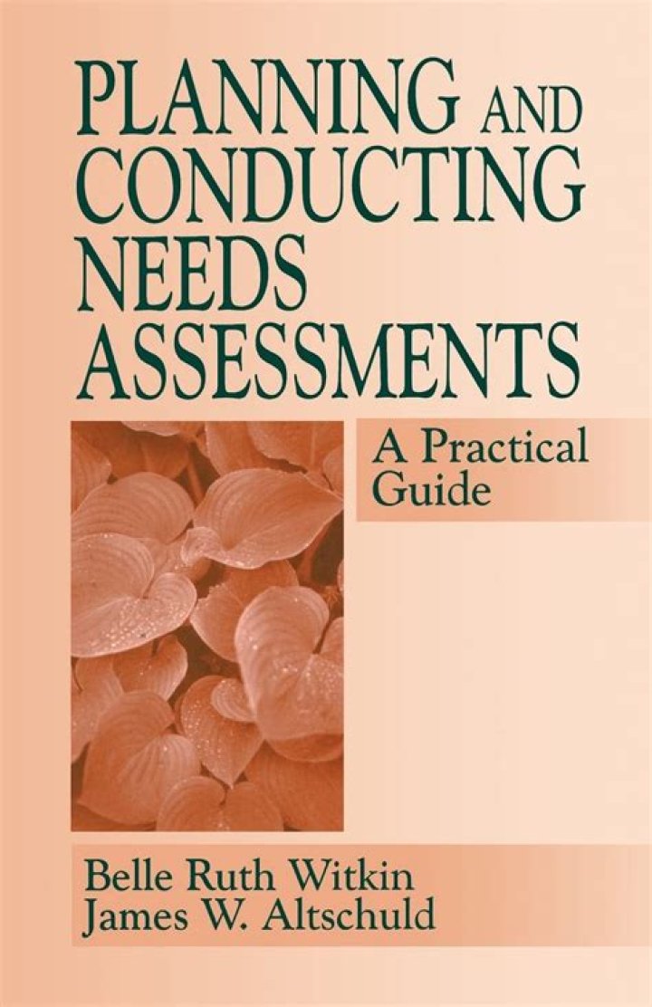 Planning and Conducting Needs Assessments: A Practical Guide (PDF)