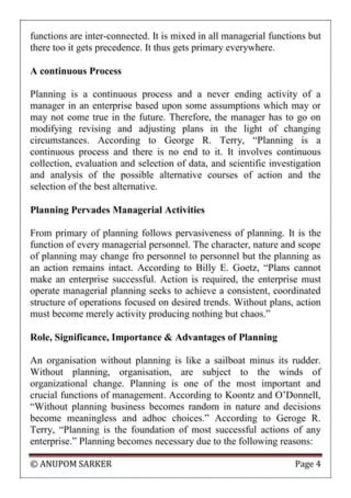 Mastering the Planning Function of Management: A Comprehensive PDF Guide