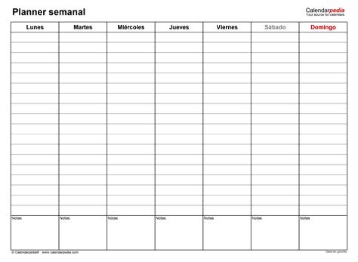 Planejamento Semanal em PDF: Organize sua Semana com Facilidade