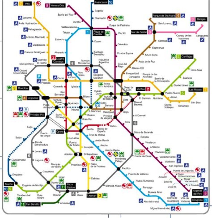 Plano de Metro Madrid PDF Gratis – Descarga la Mapa Oficial