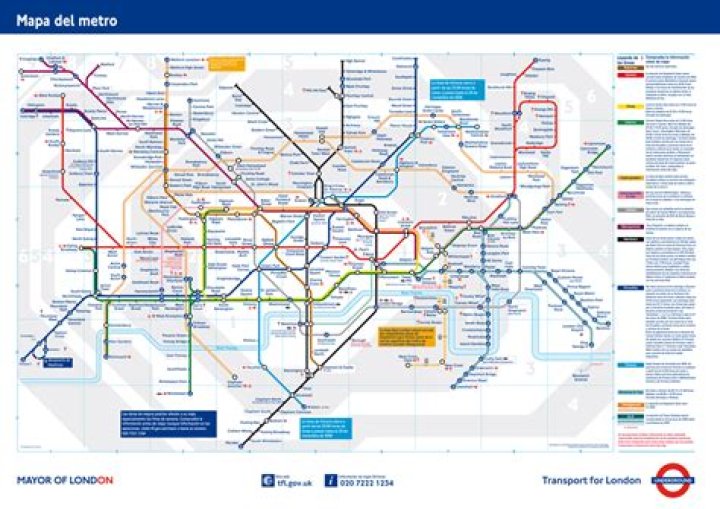 Plano Metro de Londres PDF – Download Official Map & Routes