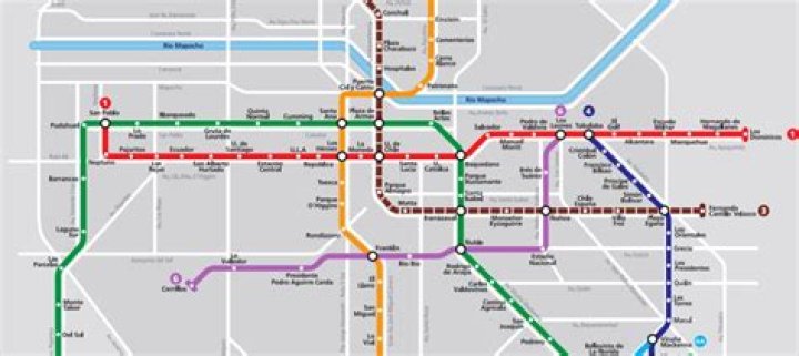 Free Plano Metro Santiago PDF for Download