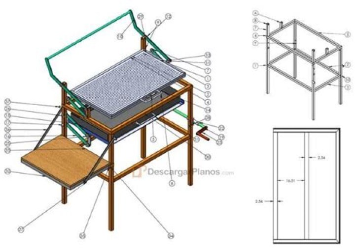 Planos Grátis de Asadores de Ladrillo PDF para Cocina al Acierto