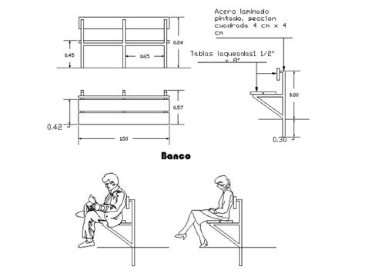 Planos Gratuitos de Bancos de Madera en PDF para Carpintería