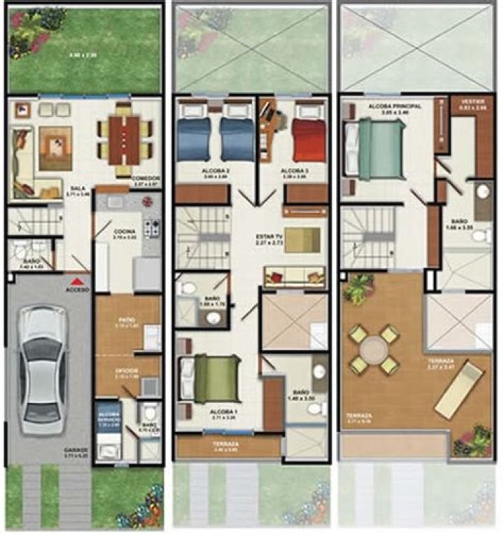 Planos Grátis de Casas de 160 m² em PDF para Projeto e Construção