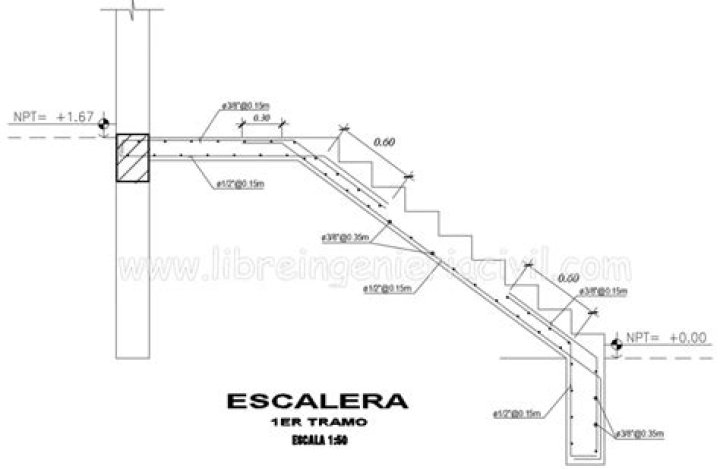 Planos Gráficos de Escaleras de Concreto PDF: Descargas Fáciles y Diseños Profesionales