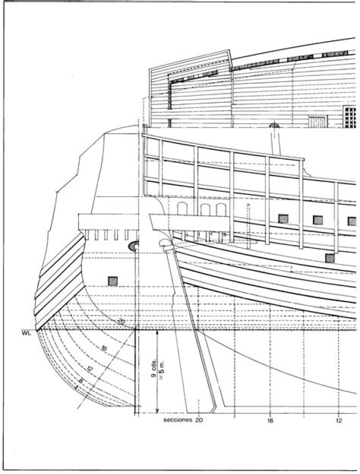 Planos de Galeones a Escala Gratis en PDF para Impresión