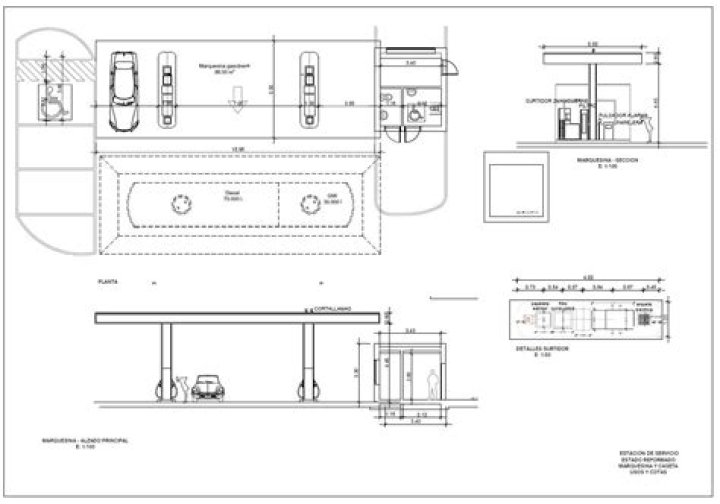 Planos de Gasolineras en PDF: Descarga Plantillas Gratis