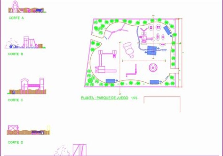 Descargable Planos de Juegos Infantiles PDF Gratis para Parques Seguros