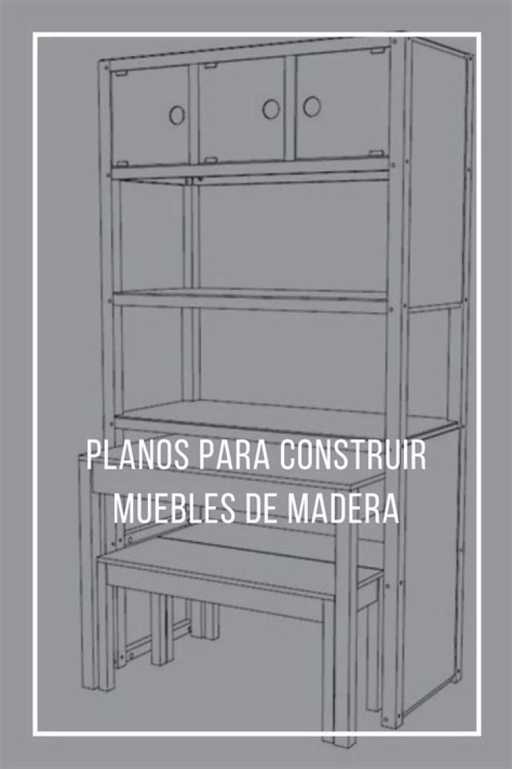 Planos de Muebles de Madera PDF Gratis para Descargar y Personalizar