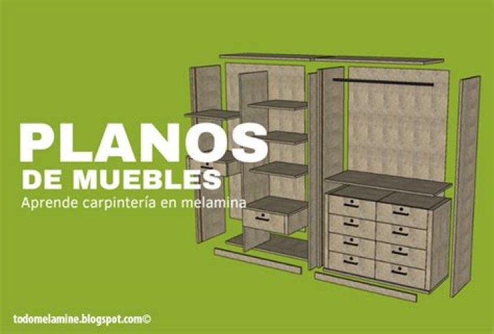 Planos de Muebles en Melamina PDF: Diseño y Costos Fáciles