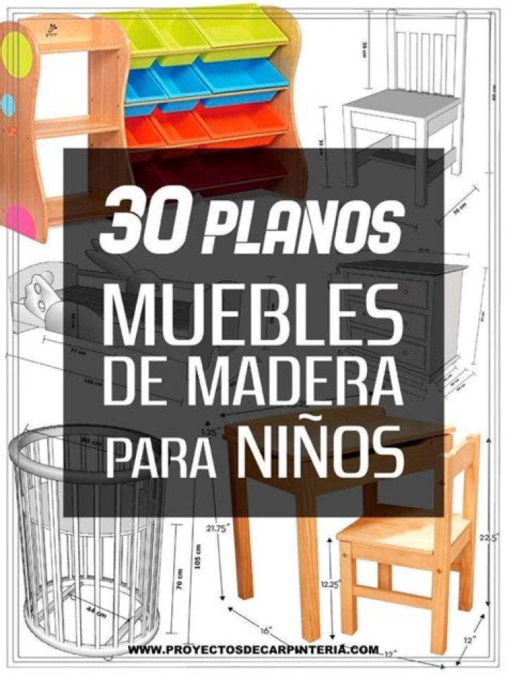 Descargue Planos de Muebles PDF para Diseñar tu Espacio