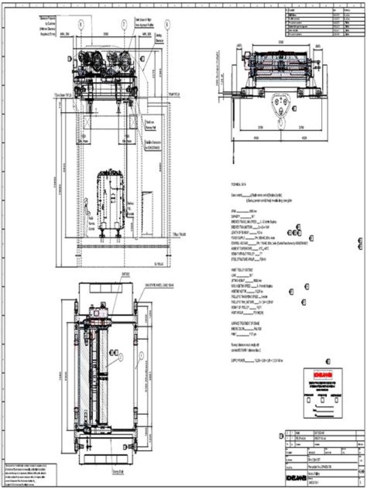 Planos Grúa Puente en PDF: Descargas Fáciles y Profesionales