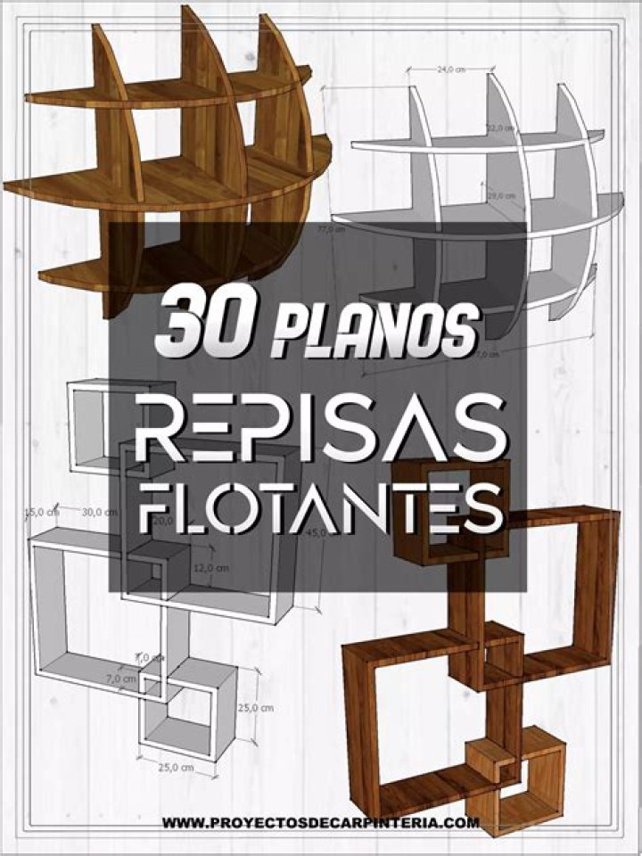 Guía completa de planos de repisas flotantes PDF – Descarga ahora