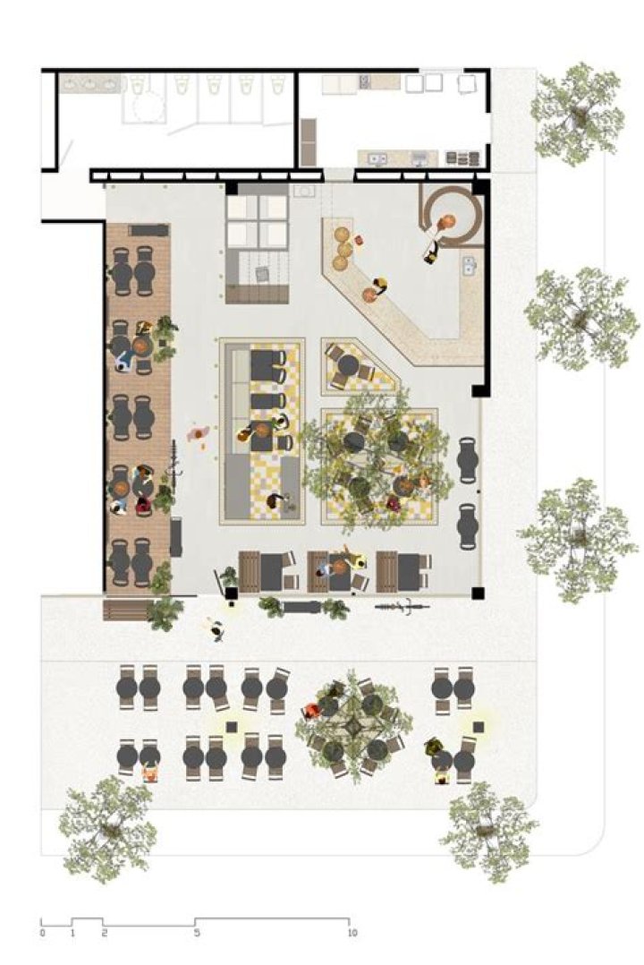 Descargue Planos Grátis de Restaurantes en PDF