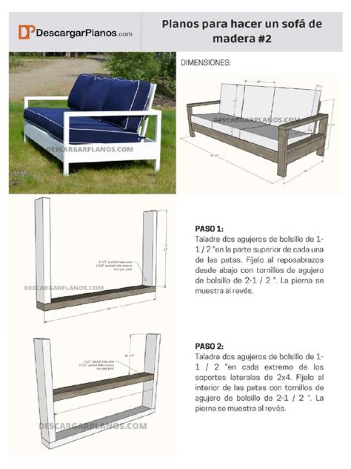 Planos de Sofás PDF: Descargas Fáciles y Diseños Personalizados