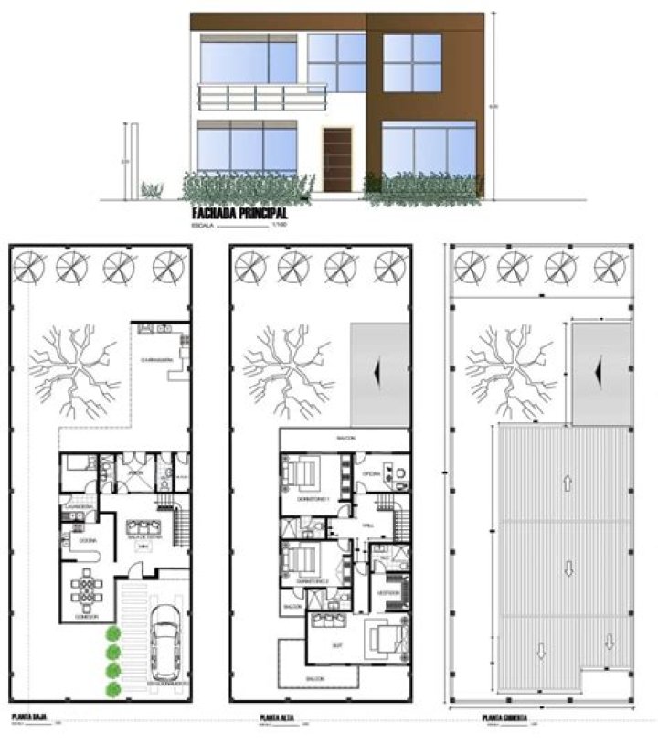 Planos de Vivienda Unifamiliar Completo PDF para Construir tu Casa
