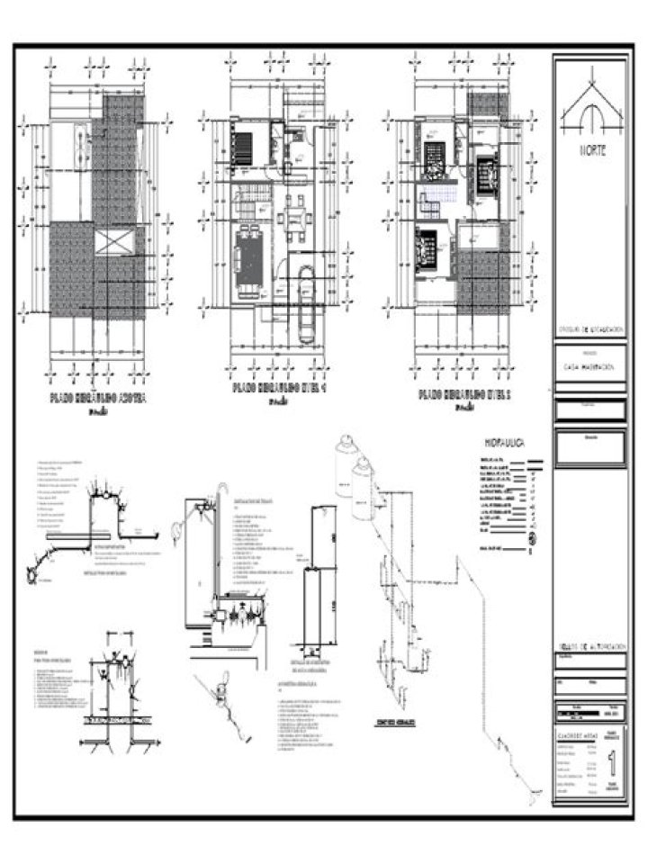 Planos Hidráulicos PDF Gratis para Instalaciones Efectivas