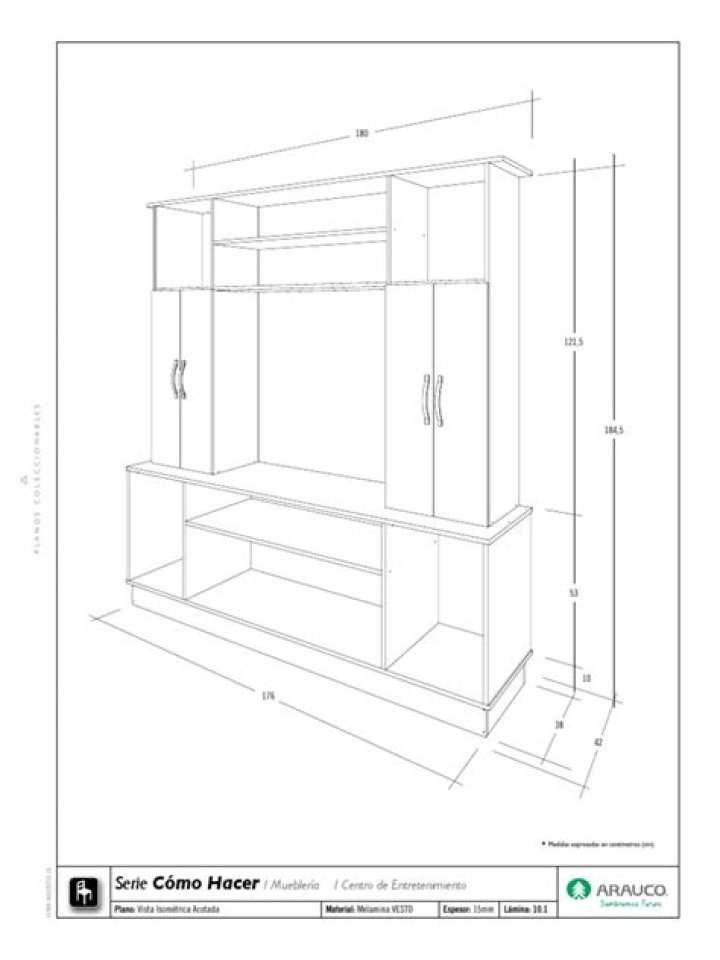 Planos Gratuitos para Centro de Entretenimiento PDF Listo para Descargar