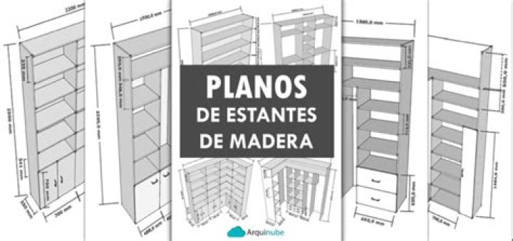 Planos para Estantes de Madera PDF: Diseños Gratuitos y Profesionales