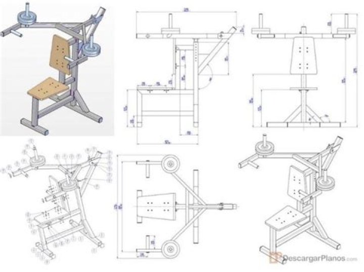 Planos PDF para Fabricar Maquinas de Gimnasio – Guía Completa