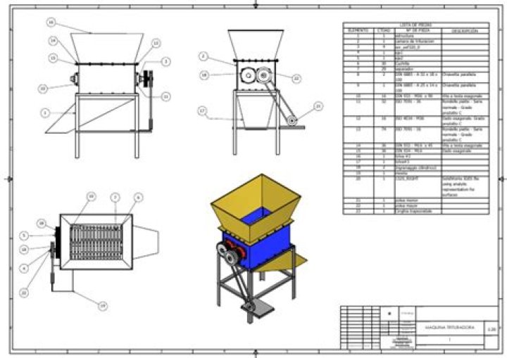 Planos Gráficos para Construir tu Picadora de Pasto PDF